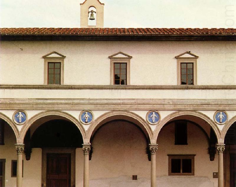 Filippo Brunelleschi Ospedale degli Innocenti china oil painting image
